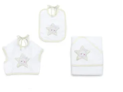 Set bavaglini Italbaby 15 5020 206 STAR Avorio