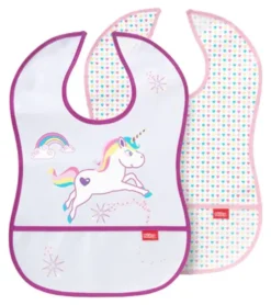 Set bavaglini Nuby NV09001 con tasca raccoglibriciole Assortito