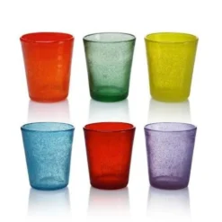 Set bicchieri Amicasa CE 146 LAURA Colori assortiti