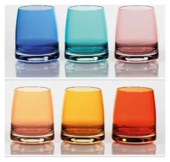 Set bicchieri Amicasa DF22133 ATENA Colori assortiti