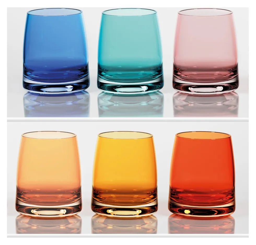 Set bicchieri Amicasa DF22133 ATENA Colori assortiti
