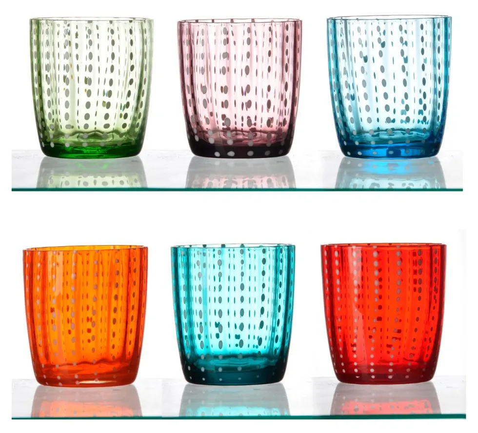 Set bicchieri Amicasa DF15423 FANTASY COLORS Multicolor