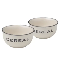 Set 2 boli cereali Ø 13,5 x h 7 cm - Vintage