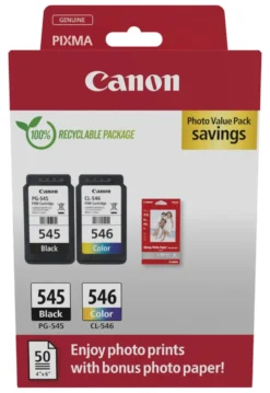Set cartucce stampante Canon 8287B008 Multipack + carta fotografica