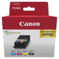 Set cartucce stampante Canon 6509B015 CHROMALIFE 100+ Multipack