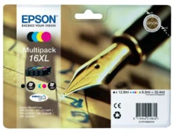 Set cartucce stampante Epson C13T16364020 DURABRITE Multipack T16 Xl