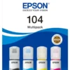 Set cartucce stampante Epson C13T00P640 ECOTANK Multipack 104