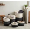 Set ceste Cipi CP904PAB LE PANIER Nero e Bianco