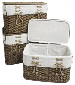 Set ceste Yes Everyday 0402405 SIMPLICITY con coperchio Marrone
