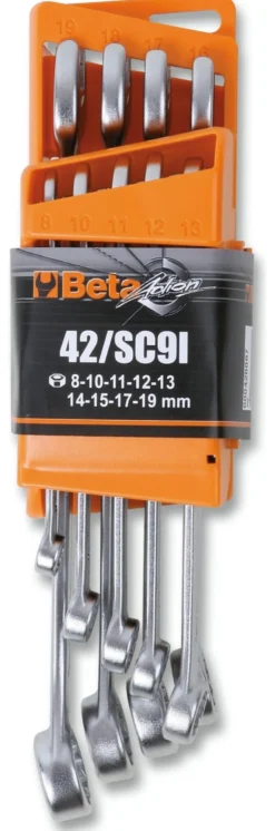 Set chiavi combinate Beta 000420087 poligonali 42/SC9I Cromo satinato