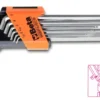 Set chiavi maschio esagonale Beta 000960974 96BP/SC9 Cromo
