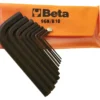 Set chiavi maschio esagonale Beta 000960650 96N/B10 Nero