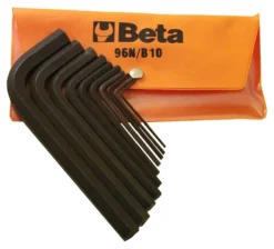 Set chiavi maschio esagonale Beta 000960650 96N/B10 Nero