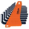 Set chiavi maschio esagonale Beta 000960661 96N/SC12 Nero