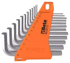 Set chiavi maschio esagonale Beta 000960395 96/SC12 Cromo