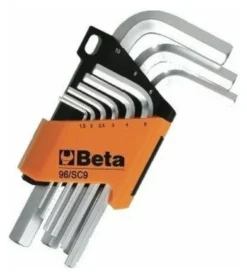 Set chiavi maschio esagonale Beta 96/SC (espositore da 10 blister) Cro