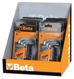 Set chiavi maschio esagonale Beta 96/SC (espositore da 10 blister) Cro