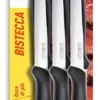 Set coltelli bistecca Kaimano 1023383 lama dentata (11cm) Nero