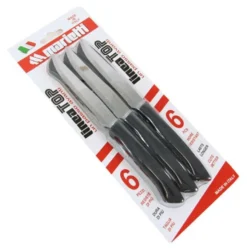 Set coltelli bistecca Marietti 1860 27TPB06N TOP lama dentata (11,5cm)