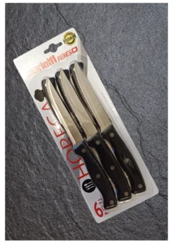Set coltelli bistecca Marietti 1860 112FTBV6N INTEGRALE lama dentata (