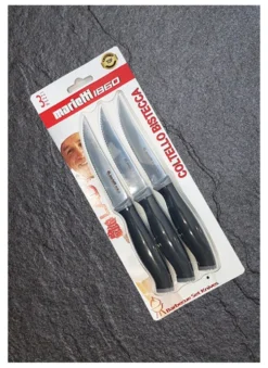 Set coltelli bistecca Marietti 1860 1225TPB03N LADY lama dentata (11cm