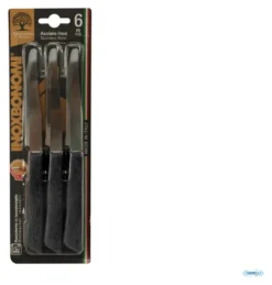 Set coltelli Coltellerie Inox Bonomi 60006N Legno nero