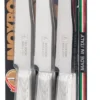 Set coltelli Coltellerie Inox Bonomi 60006S lama dentata (11cm) Legno