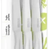 Set coltelli Kaimano 1023390 DINAMIK punta dentata Bianco