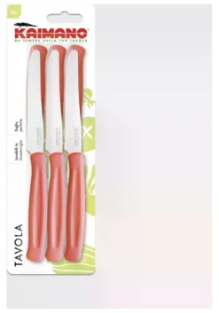Set coltelli Kaimano 1023400 DINAMIK lama seghettata Rosso