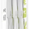 Set coltelli Kaimano 1023401 DINAMIK lama seghettata Bianco