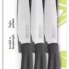 Set coltelli Kaimano 1023426 DINAMIK per pizza Nero