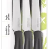 Set coltelli Kaimano 1023398 DINAMIK lama seghettata Nero