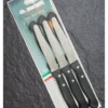 Set coltelli Marietti 1860 24RBV6N RIVETTATA lama dentata (11cm) Nero
