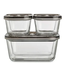 Set 3 contenitori per sottovuoto VacuBoxx Eco-Set
