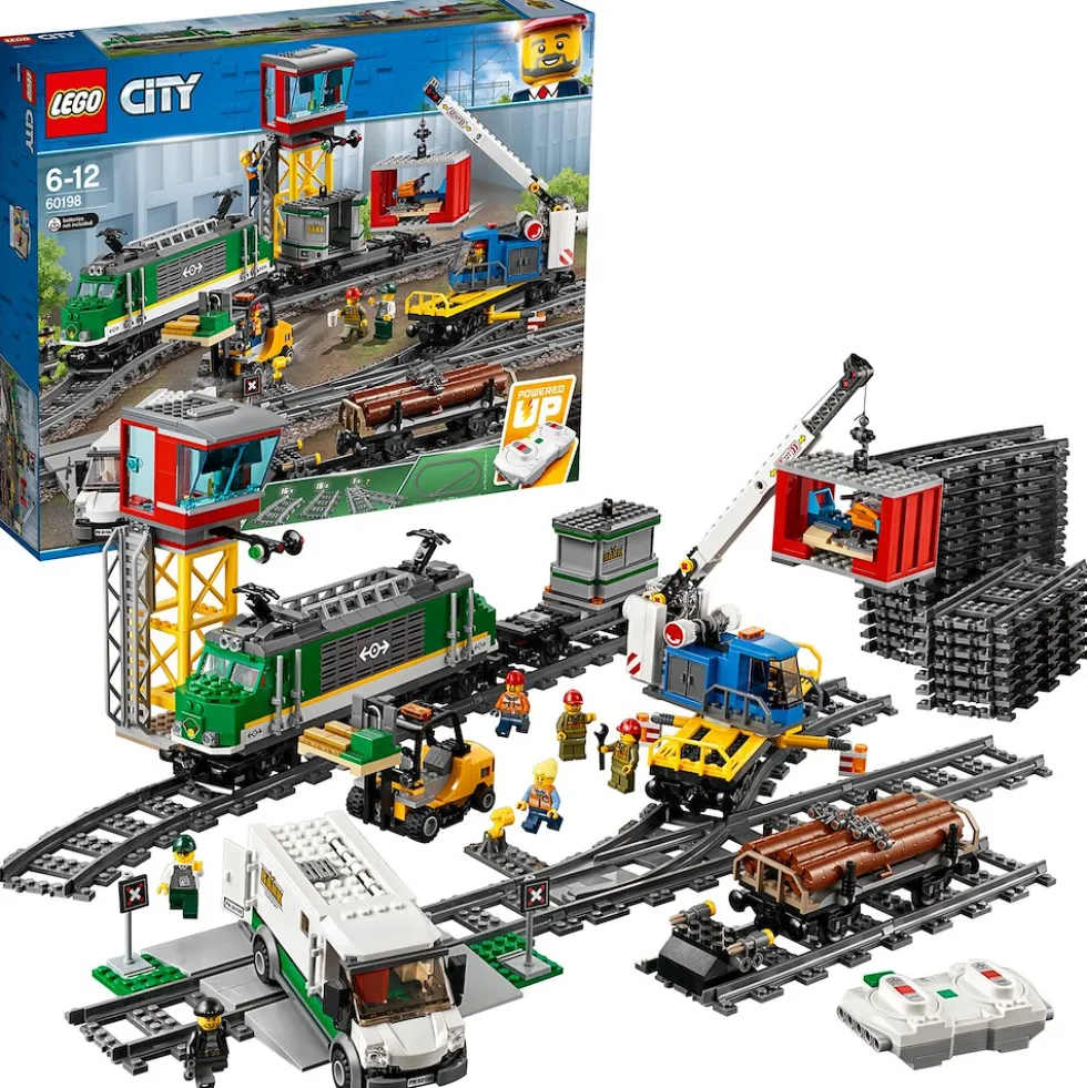 Set costruzione Lego City Treno merci 60198