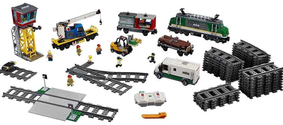 Set costruzione Lego City Treno merci 60198