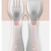 Set cucchiaio e forchetta bimbi Chicco 00016102150000 Rosa