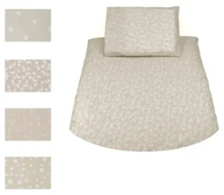 Set culla Baby Idea 30100 avvicinamento 4 pz con piumino Fantasia Beig