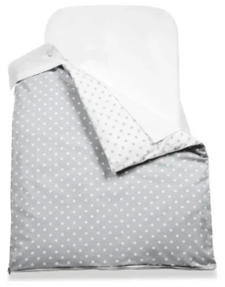 Set culla Italbaby 40 1140 884 NEXT2ME piumino con sacco Pois grey