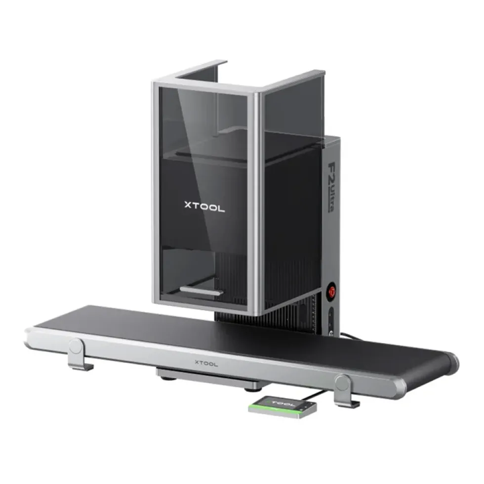 Set di macchine per incisione laser xTool F2 Ultra + alimentatore automatico xTool Auto Streamline™