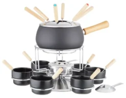 Set fonduta Kaufgut 070621 EVA Nero opaco