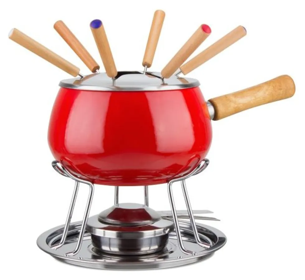 Set fonduta Kaufgut 070604 EVA Rosso
