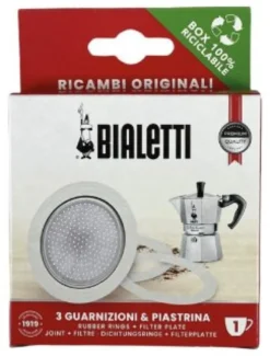 Set guarnizioni e filtro caffettiera Bialetti 0800031