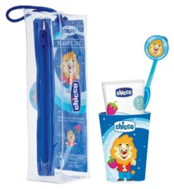 Set igiene orale bimbi Chicco 120990 Tigre Azzurro