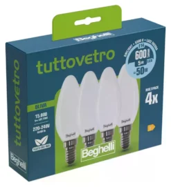 Set lampadine led Beghelli 58055 TUTTOVETROLED
