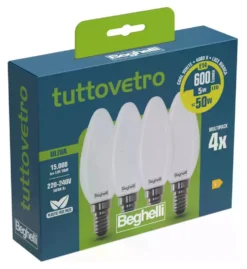 Set lampadine led Beghelli 58054 TUTTOVETROLED