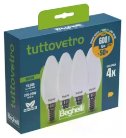 Set lampadine led Beghelli 58053 TUTTOVETRO LED