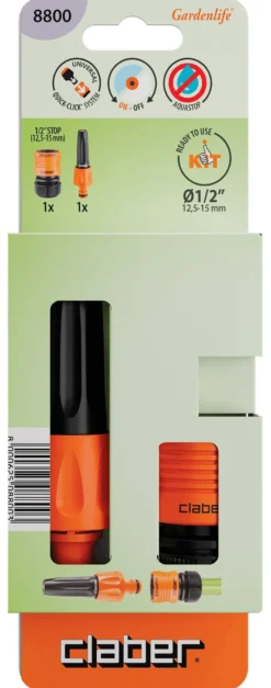 Set lancia irrigazione Claber 8800 GARDENLIFE (per tubo 1/2")