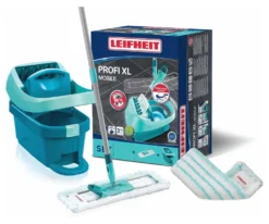 Set lava pavimenti Leifheit 55096 PROFI XL con pressa con ruote e pann