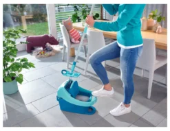 Set lava pavimenti Leifheit 55096 PROFI XL con pressa con ruote e pann